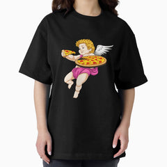 Cupid Pizza Oversized T-Shirt
