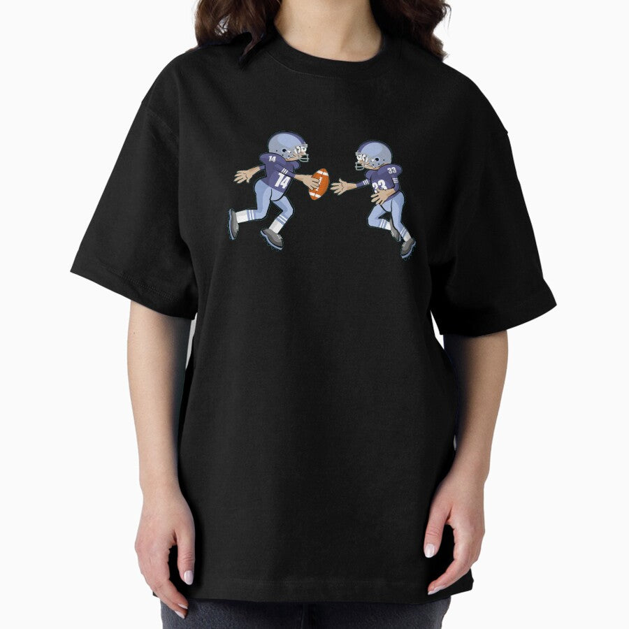 American Football Cartoon Style 31/41 Oversized T-Shirt