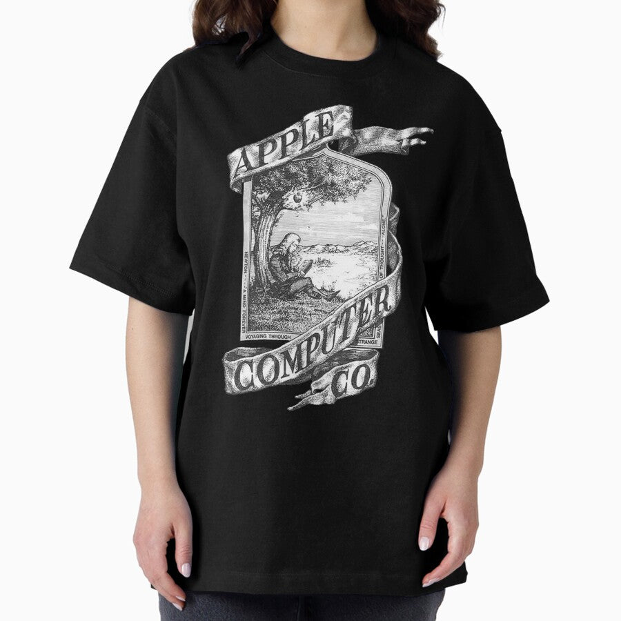 Old Apple Logo Oversized T Shirt