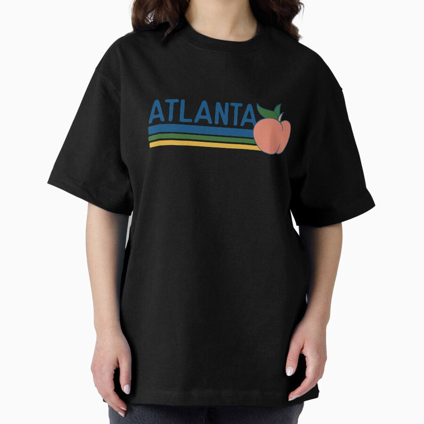 Atlanta Georgia Peach Oversized T Shirt