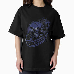 American football simple design Oversized T-Shirt