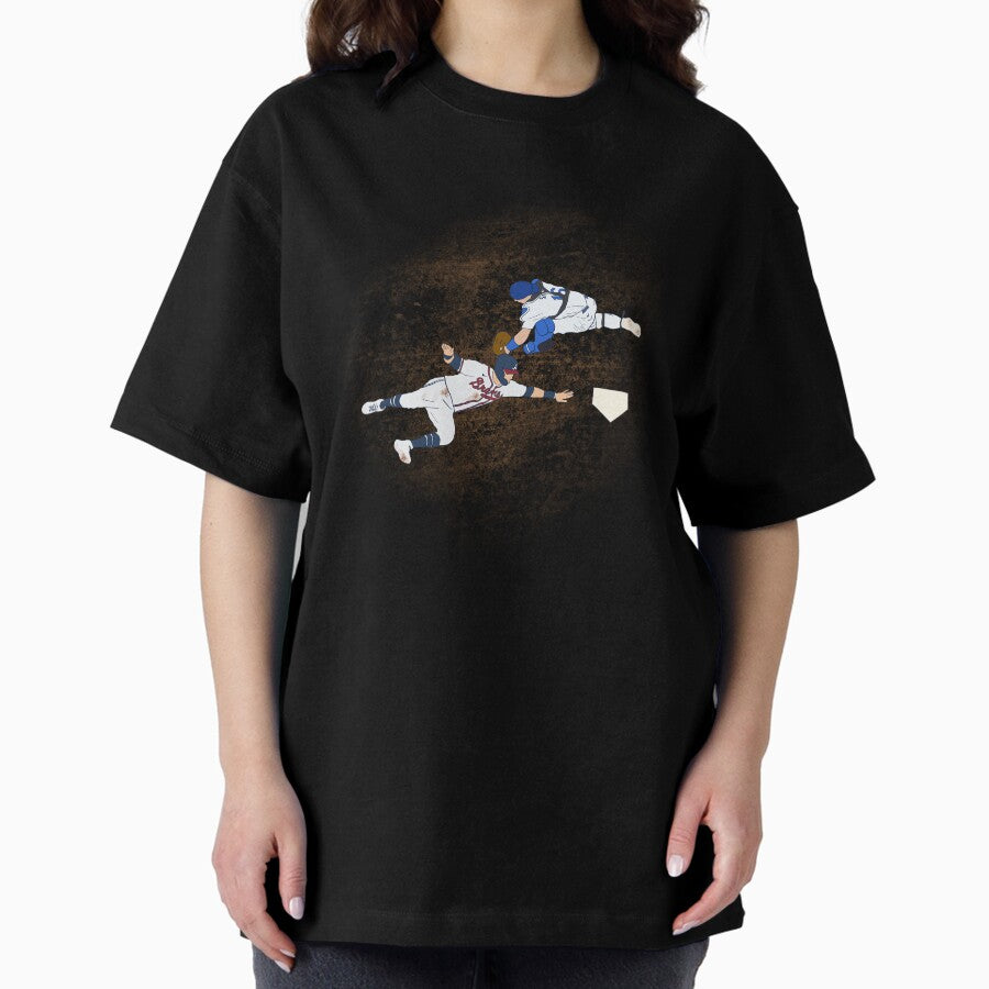 Atlanta brave slide Oversized T-Shirt