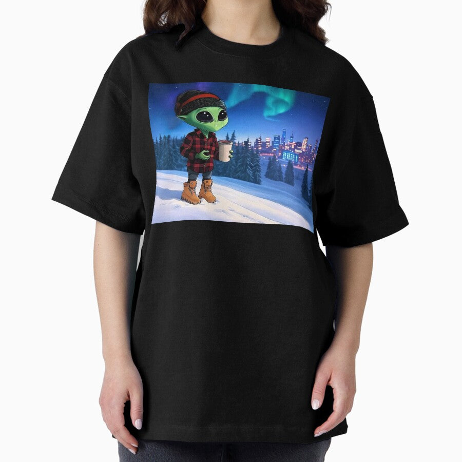 Minnesota Alien Oversized T-Shirt