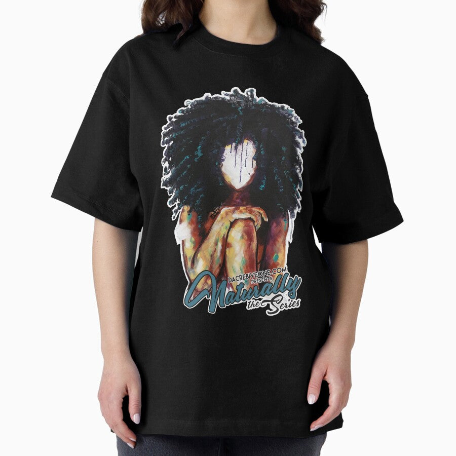 Naturally I Sticker Oversized T-Shirt