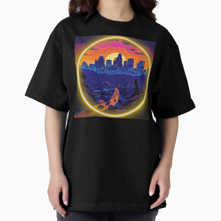 Dreamy Road to LA Oversized T-Shirt
