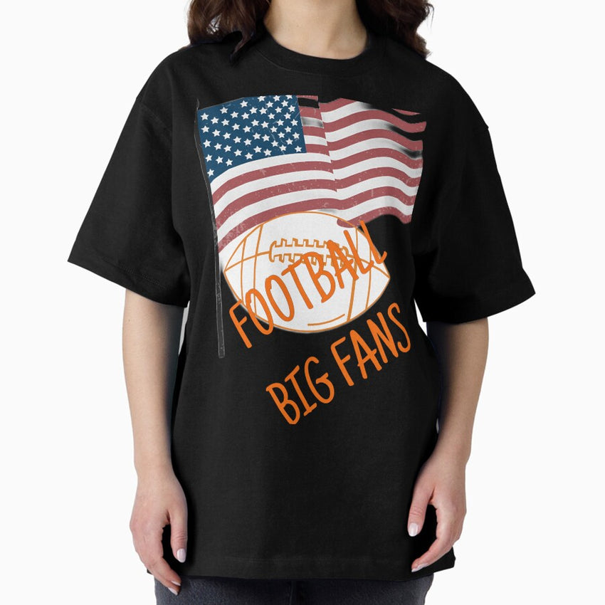 American footbal lovers Oversized T-Shirt