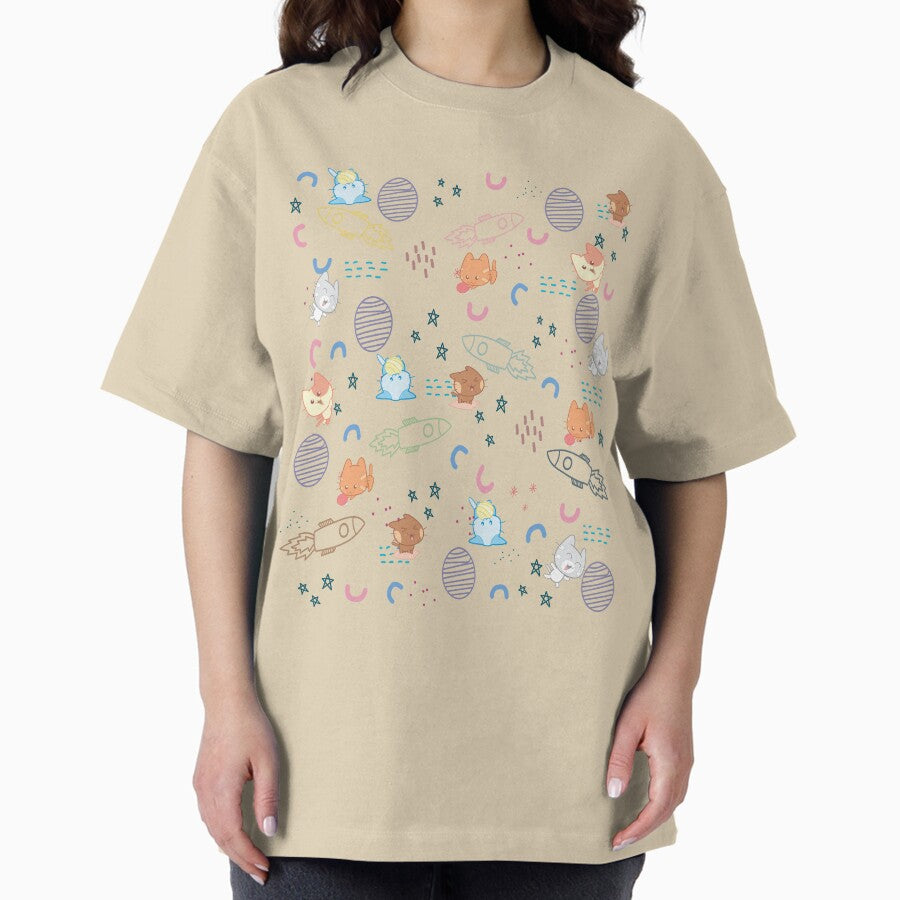 CATS PARTY Oversized T-Shirt