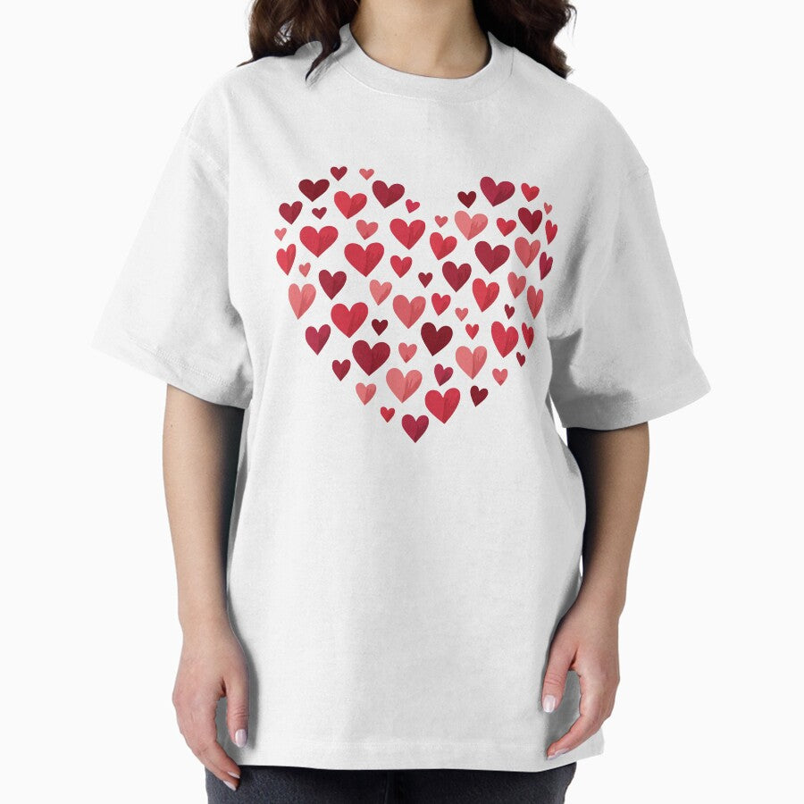 A Pink Feeling Oversized T Shirt