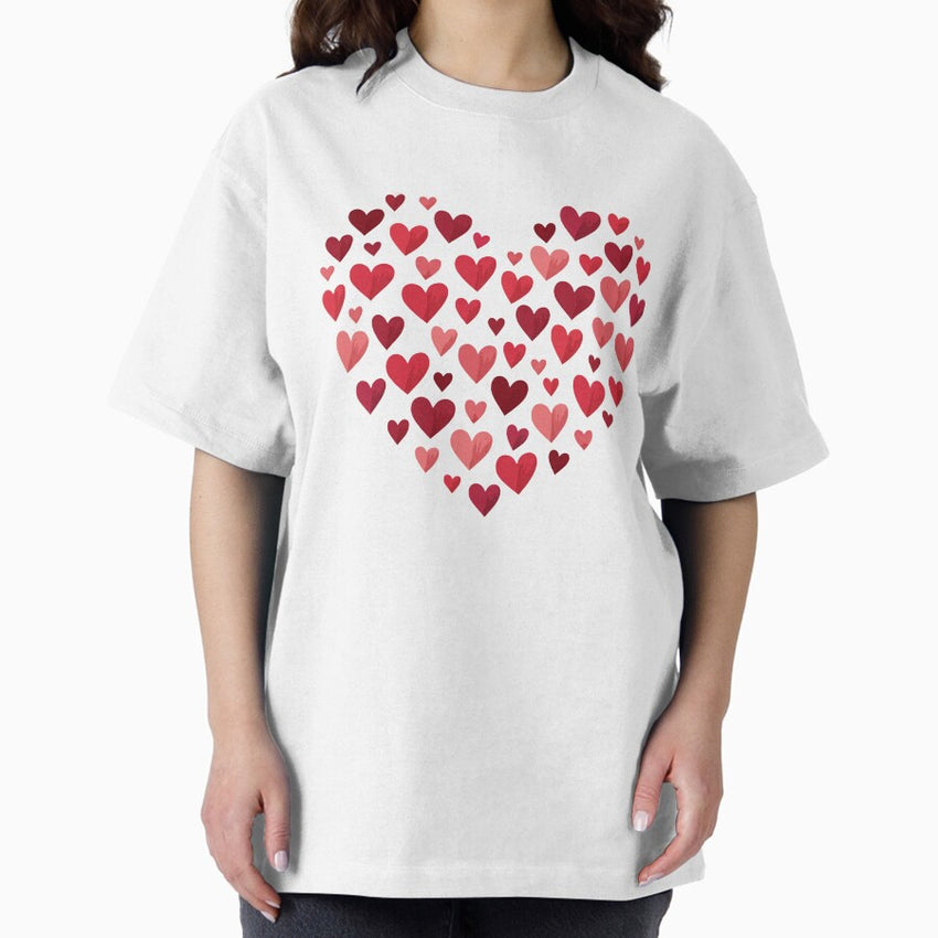 A Pink Feeling Oversized T Shirt