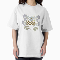 Floral Aquarius Oversized T-Shirt