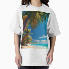Where the Sky Meets the Sea Oversized T-Shirt