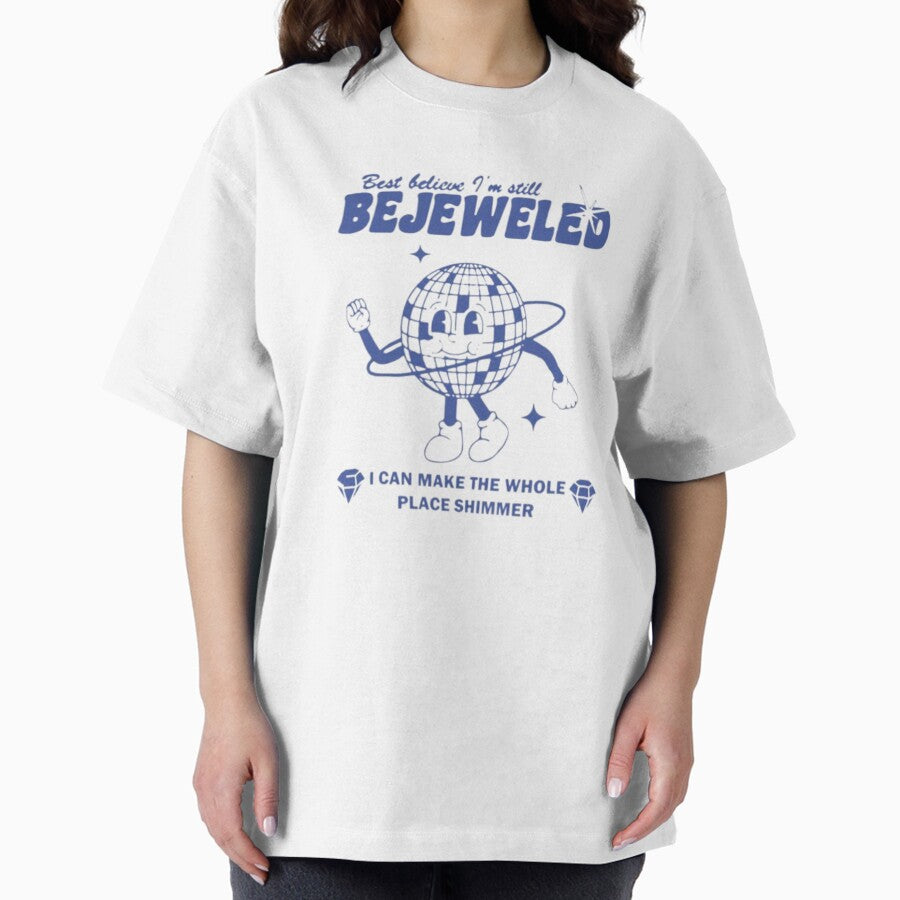 Bejeweled Taylor Swift Oversized T Shirt