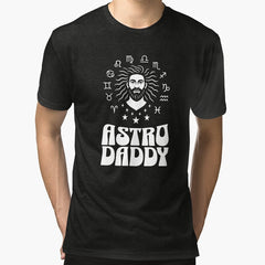 Astro Daddy - Horoscope Zodiac Astrology Retro Art Tri-blend T-Shirt