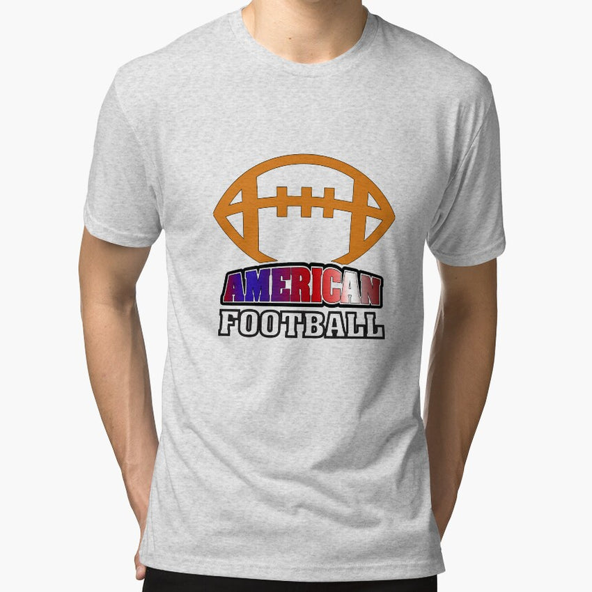 American Football USA Love Tri-blend T-Shirt