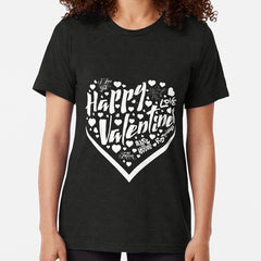 Happy Valentines Day Tri-blend T-Shirt