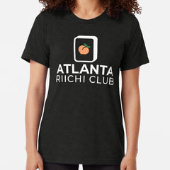 Atlanta Riichi Club Logo - White Tri-blend T-Shirt
