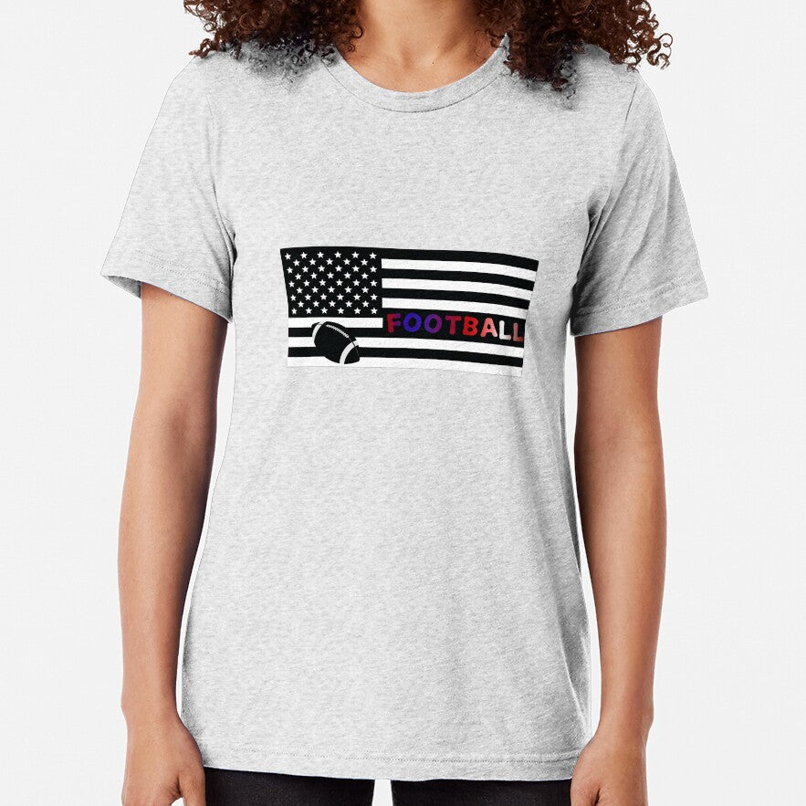 American Football usa olley Tri-blend T-Shirt
