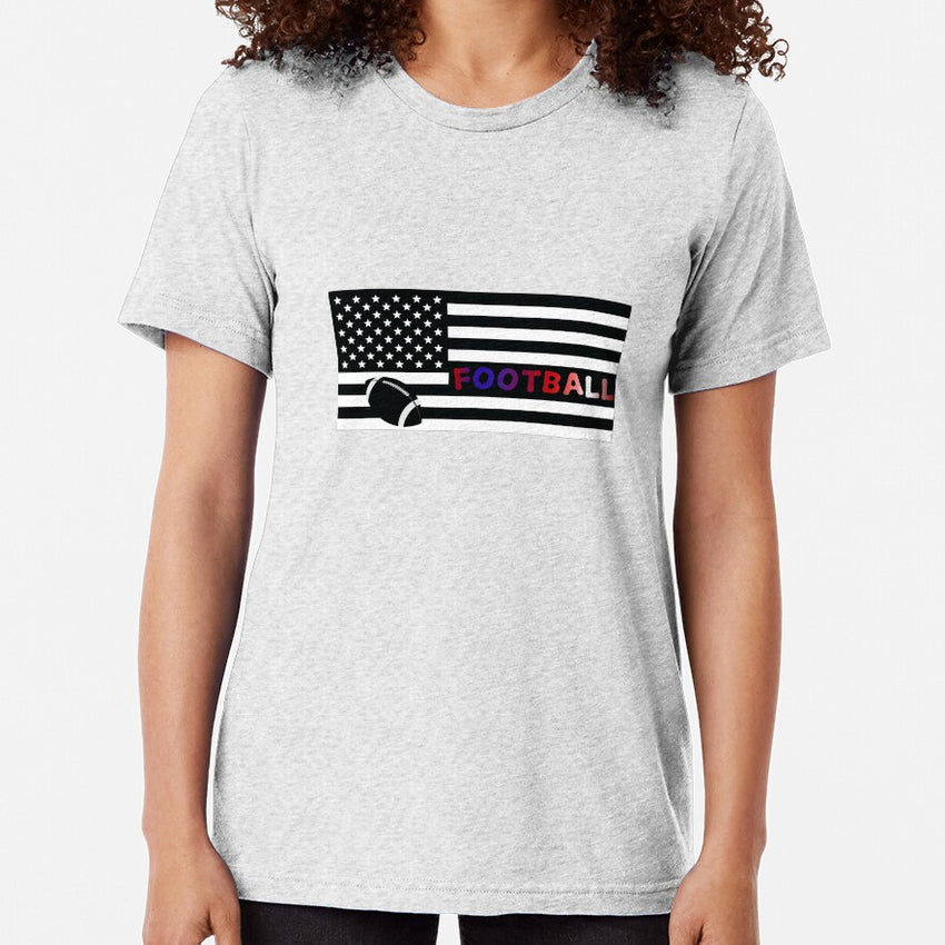 American Football usa olley Tri-blend T-Shirt